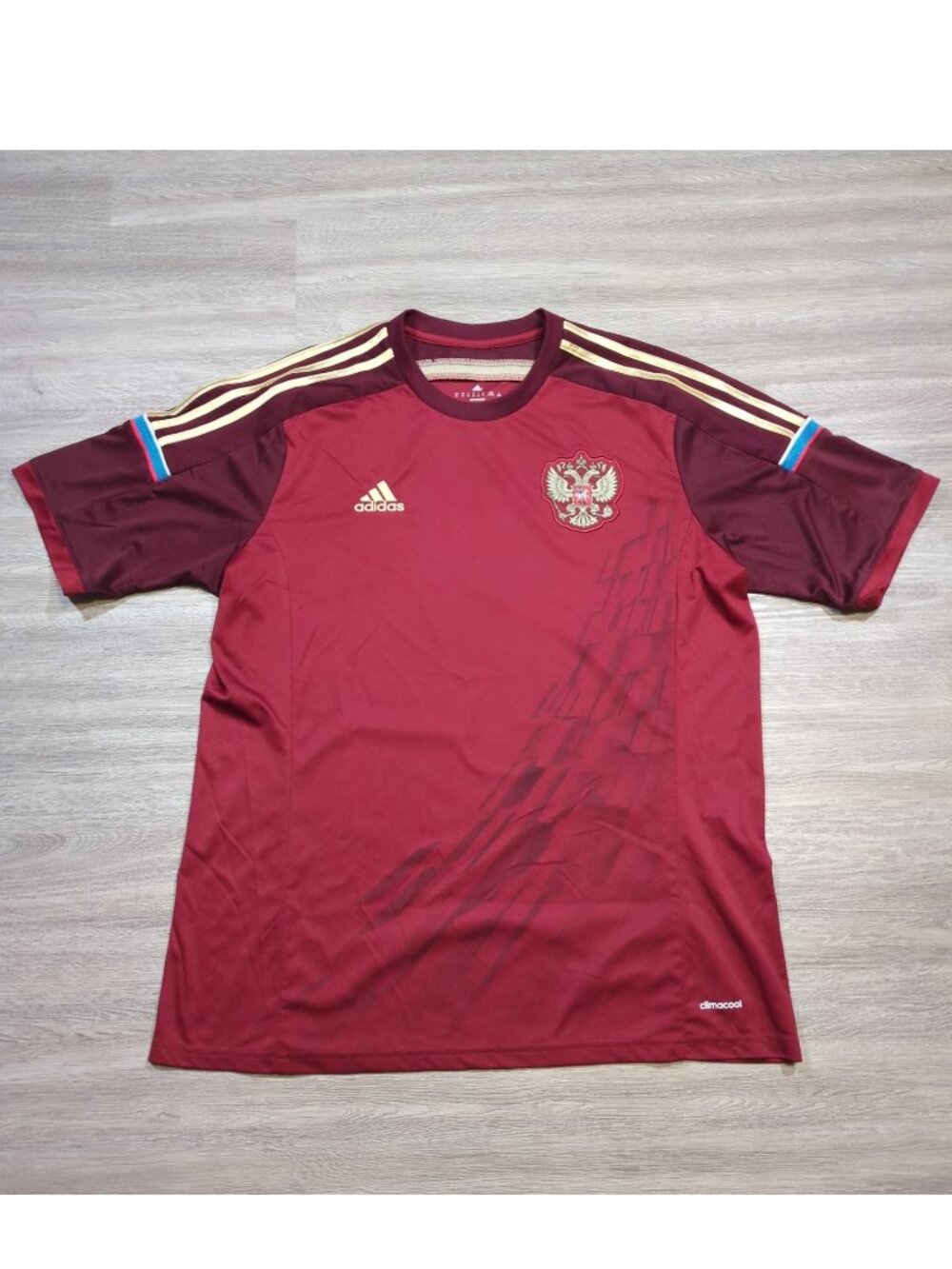 Vintage Adidas Russia National Team 2014 Men's XL Soccer Jersey World Cup Home